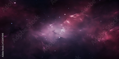Dark pink and purple galaxy patterned background, Purple galaxy background with stars and the word galaxy,Galaxy Overlay , Generative AI