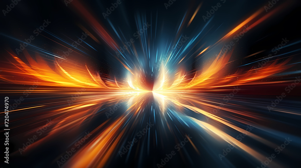 Abstract geometric lines background, technological lines background and light effects, 3D rendering Abstract geometric lines background, technological lines background and light effects, 3D rendering