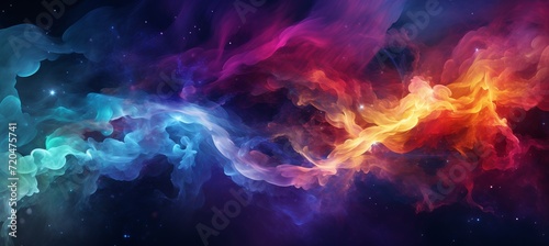 Title vibrant galaxy nebula with cosmos and supernova background for universe science photo
