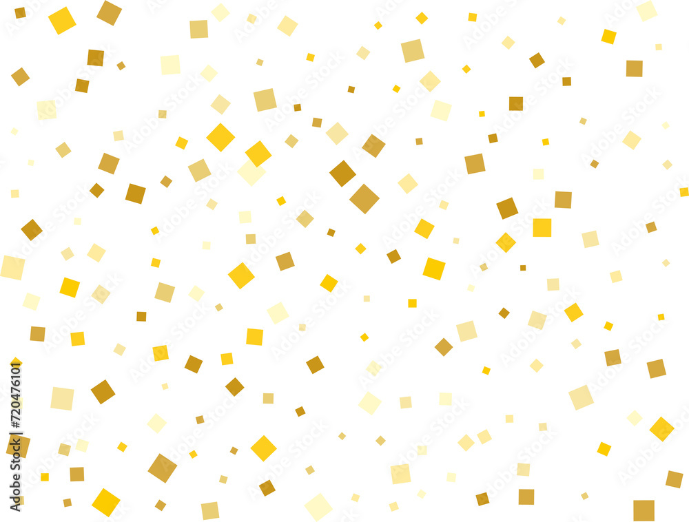 Modern Gold Square Confetti Modern Gold Square Confetti
