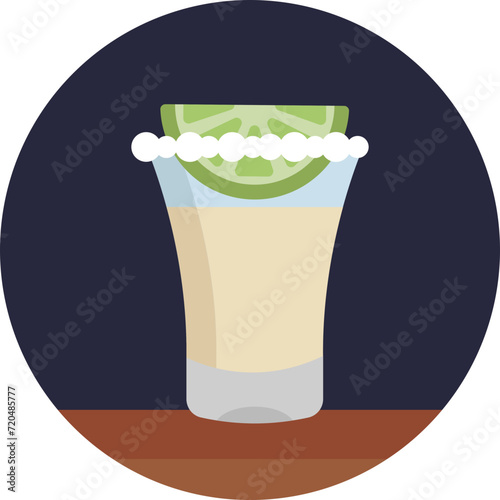 Bring the iconic cocktail to life with this tequila sunrise vector artwork. Perfect for summer-themed designs or cocktail menus.