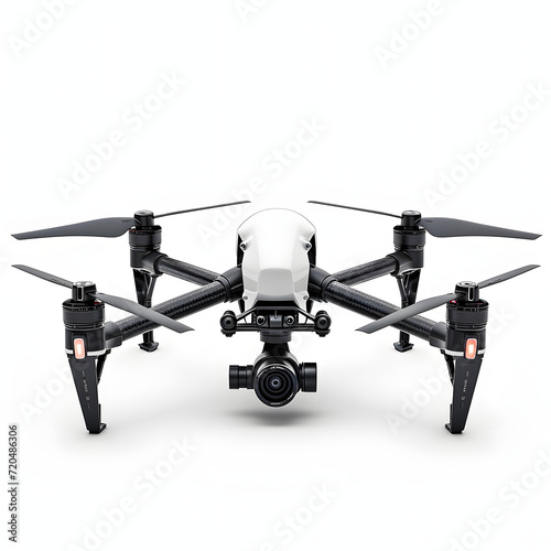 Drone isolated on white background, png 