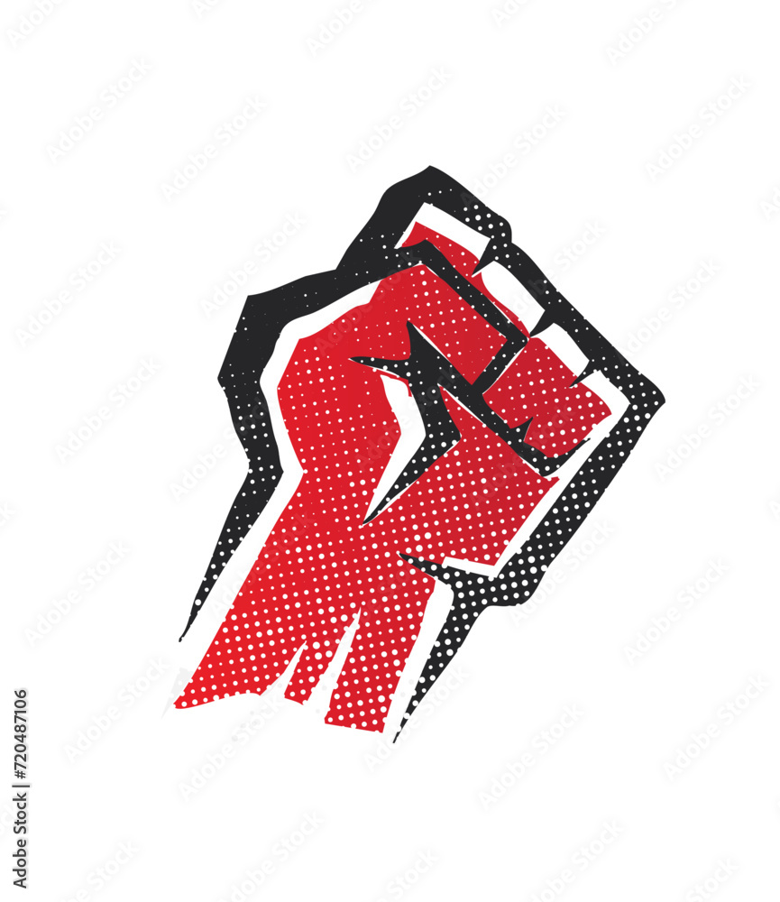 main levée - propagande russe