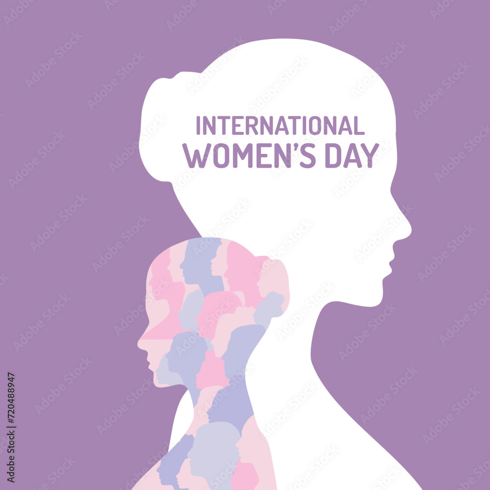 International Women's Day Minimal Vector