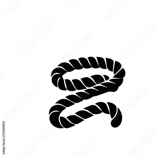 Nautical rope knots vector design