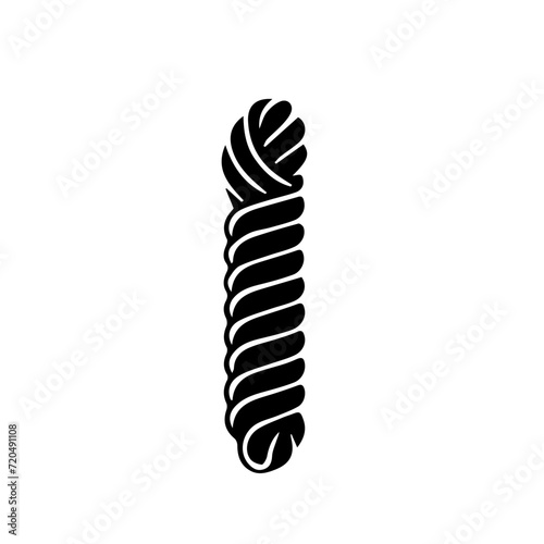 Nautical rope knots vector design