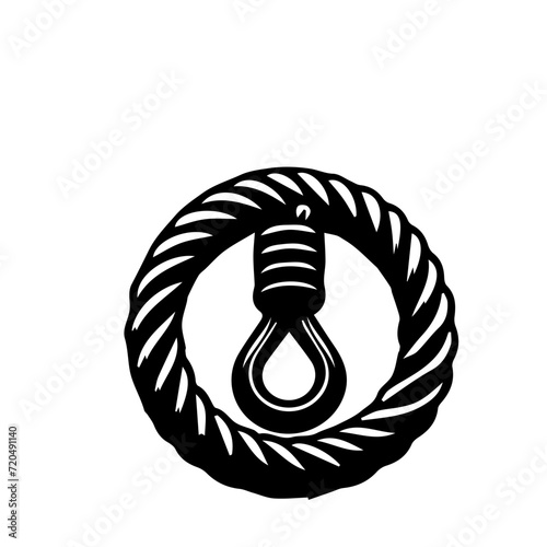 Nautical rope knots vector design