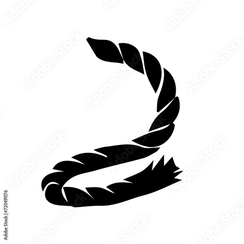 Nautical rope knots vector design