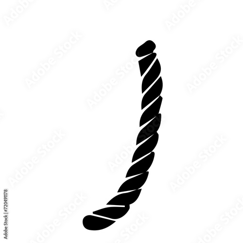 Nautical rope knots vector design