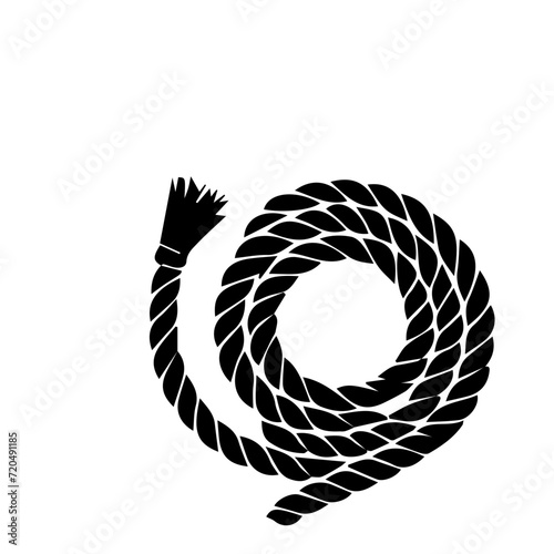 Nautical rope knots vector design