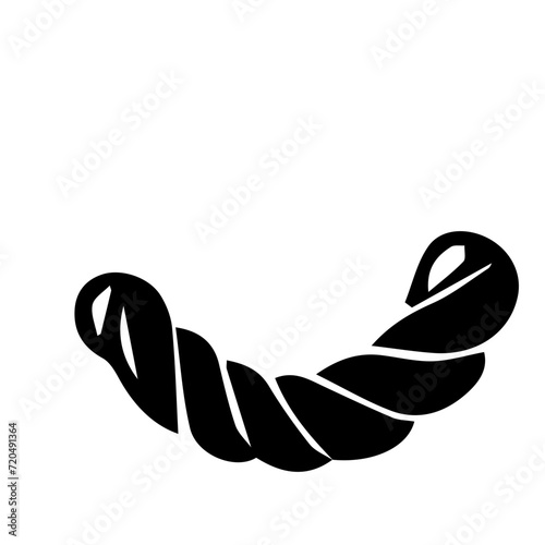 Nautical rope knots vector design