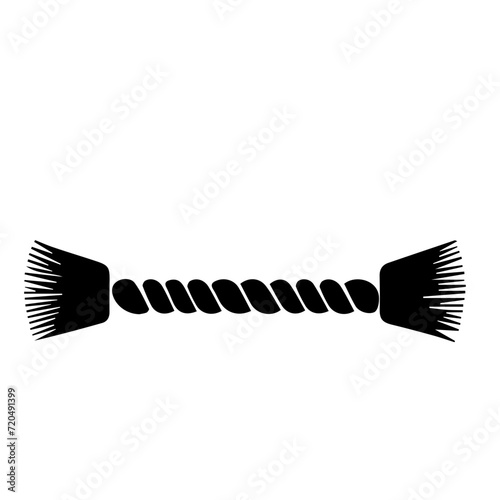 Nautical rope knots vector design