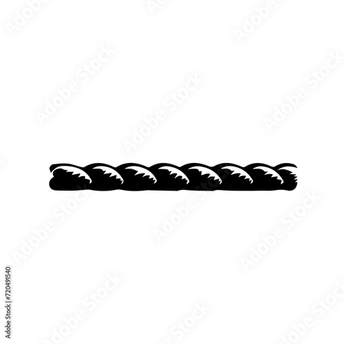 Nautical rope knots vector design