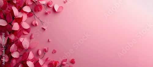 Hearts in Harmony: Diverse Shades of Love - 3D Paper Cutouts, Valentine's Day Concept - Ai Generated