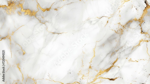 Marble background White stone texture with gold shadow