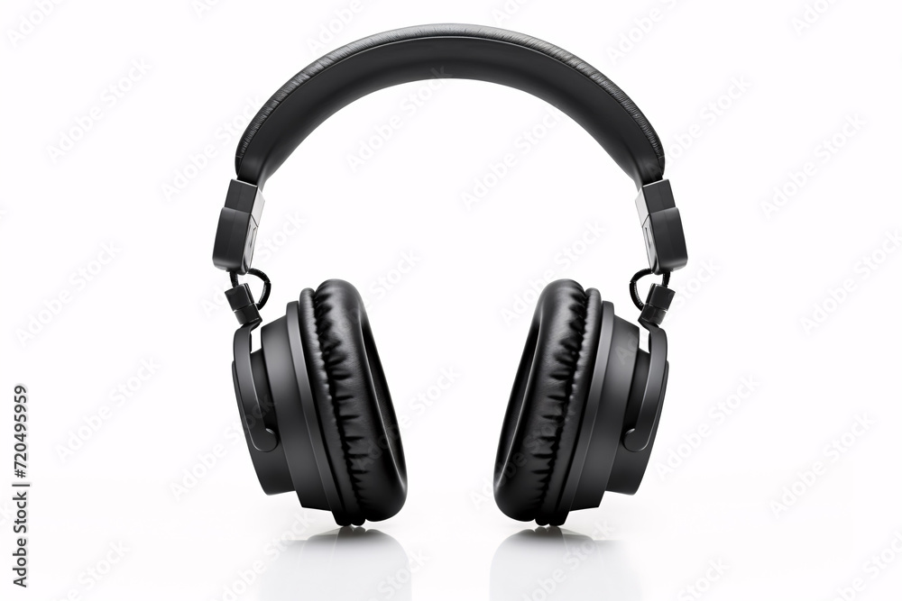 Headphones situated on a milky backdrop, idea for devotees of tunes. Headphones situated on a milky backdrop, idea for devotees of tunes.