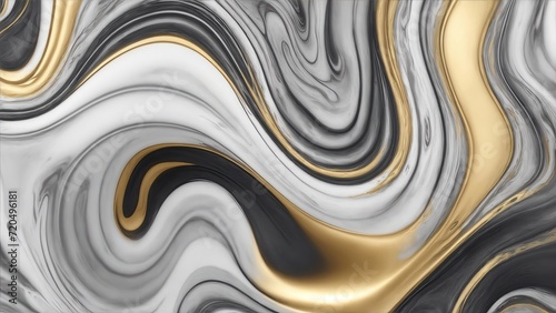 Gray and gold mixed texture fluid art background texture. beautiful fluid abstract texture background