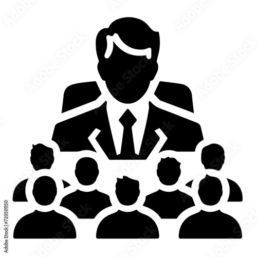 Icon Leadership Group Member Ilustration