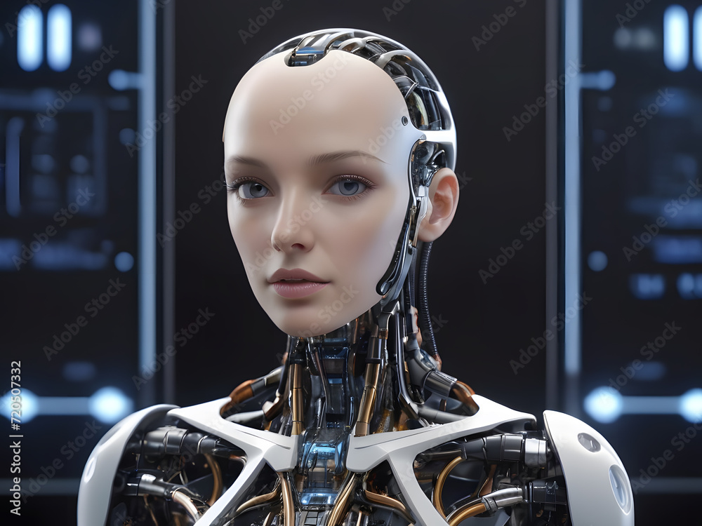 Highly Detailed Concept of Artificial Intelligence (AI). Generative AI Highly Detailed Concept of Artificial Intelligence (AI). Generative AI