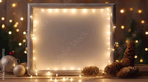Luxurious Christmas balls on glowing bokeh background, Christmas and New Year minimalistic background