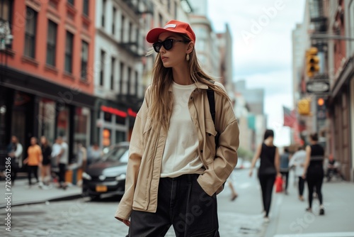 Walking The Streets, Supermodel Dons Casual Yet Stylish Streetwear