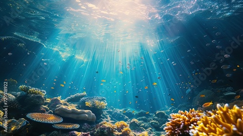 Sea Underwater View © Ariestia