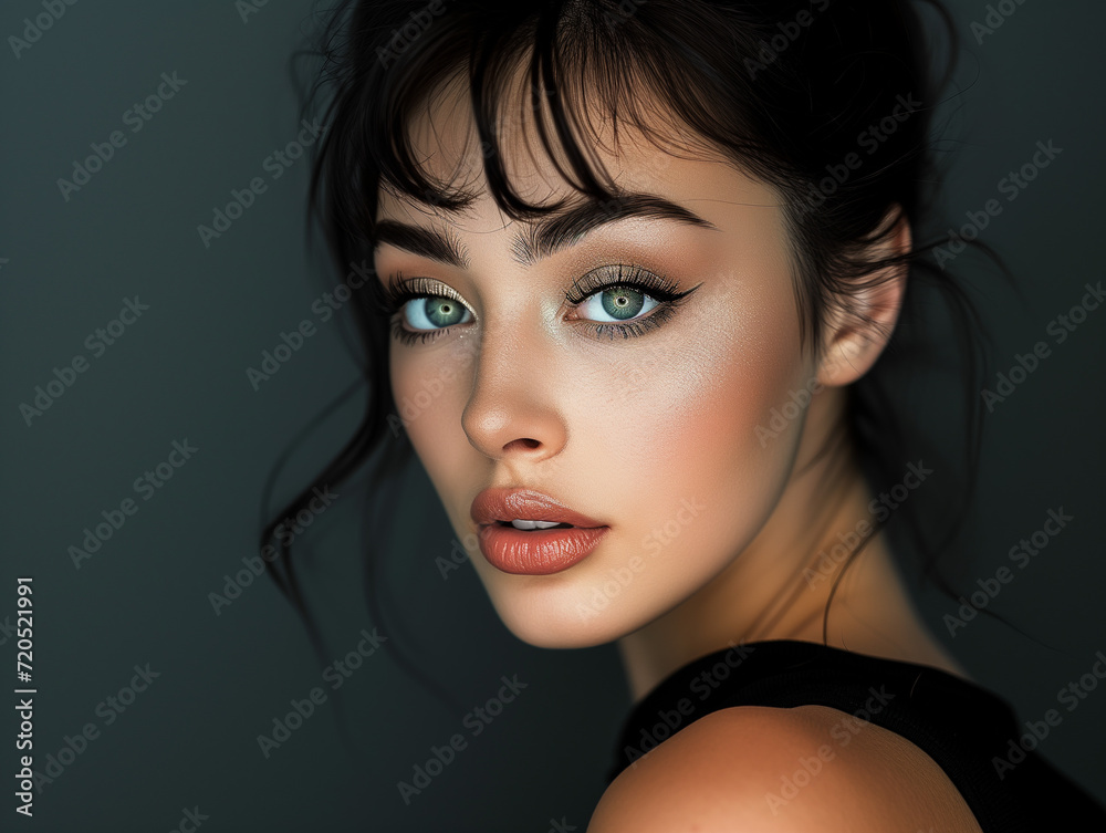 Professional photo model for make up background Professional photo model for make up background