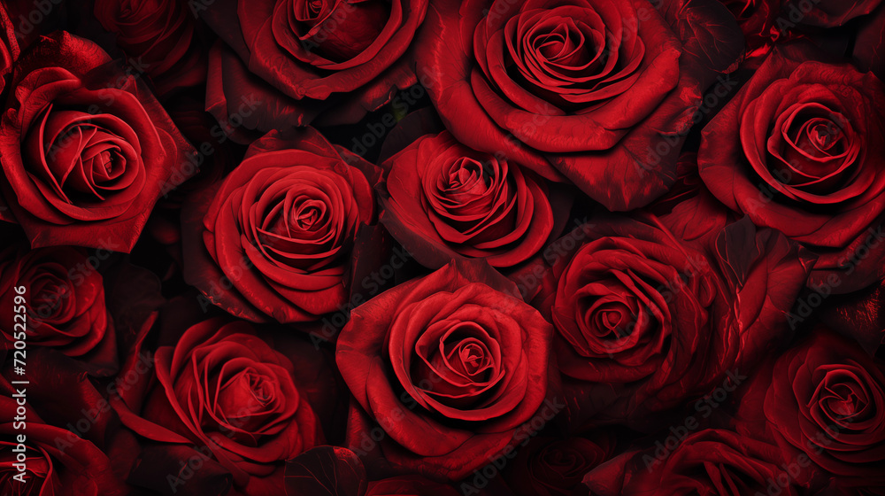Abstract red roses art background Abstract red roses art background