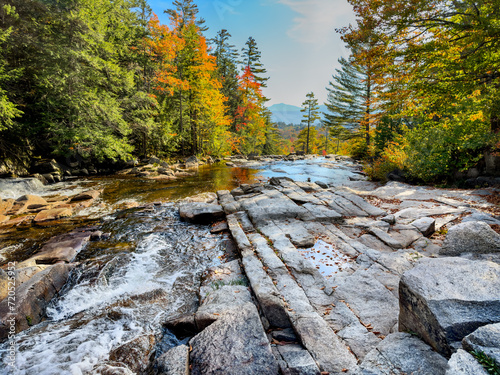 The Wildcat River at Jackson Upper Falls, Jackson, New Hampshire photo