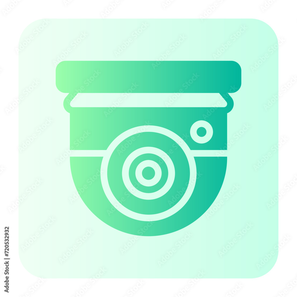 cctv camera gradient icon cctv camera gradient icon