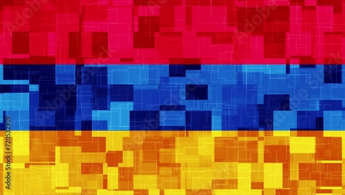 Armenia flag wallpaper technology background aimation photo