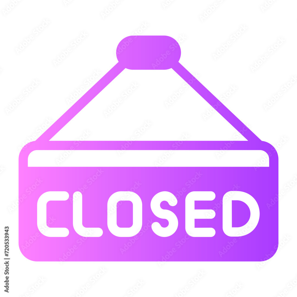 closed gradient icon closed gradient icon