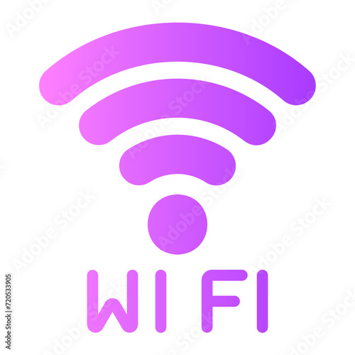 wifi gradient icon