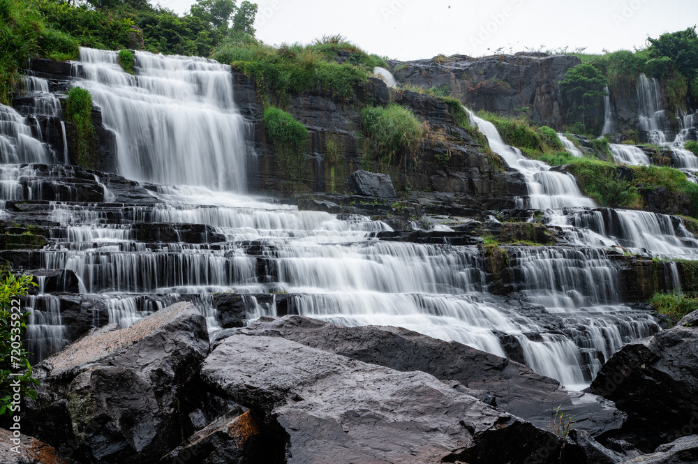 Fototapeta premium Pongou Waterfall in Dalet Vietnam