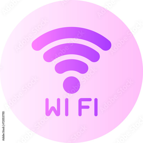 wifi gradient icon