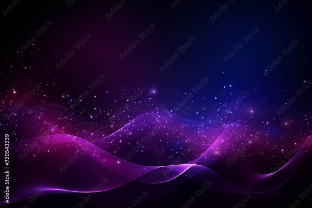 purple waves on dark background technology design backdrop.
