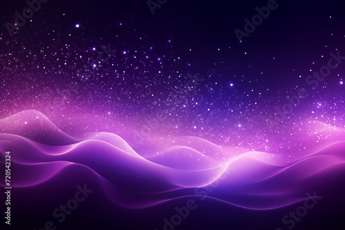purple waves on dark background technology design backdrop.