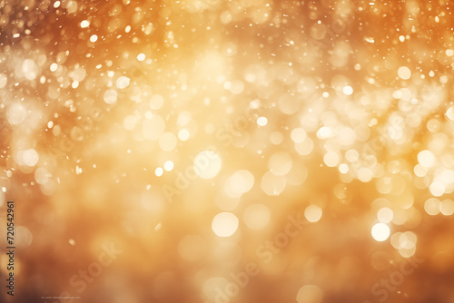 Golden bokeh background