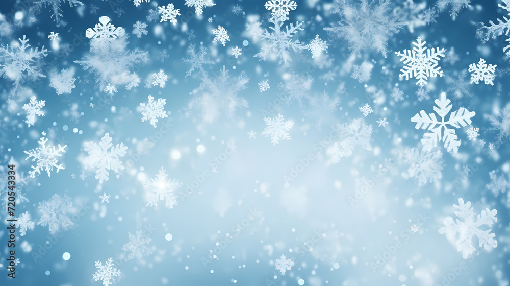 Snowflake background, snowflake border, winter holiday background, soft colors and dreamy atmosphere Snowflake background, snowflake border, winter holiday background, soft colors and dreamy atmosphere