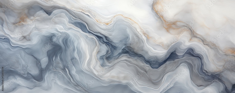 Obraz premium White curly marble texture background