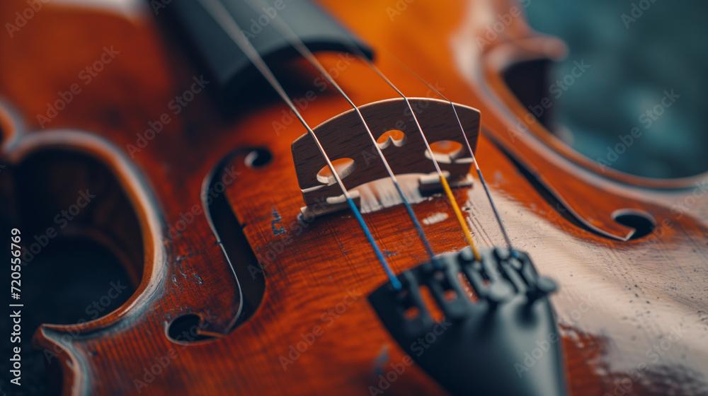 Close up of a violin Close up of a violin