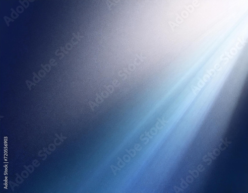 Noisy Gradient background, abstract vertical rays of light, blue color