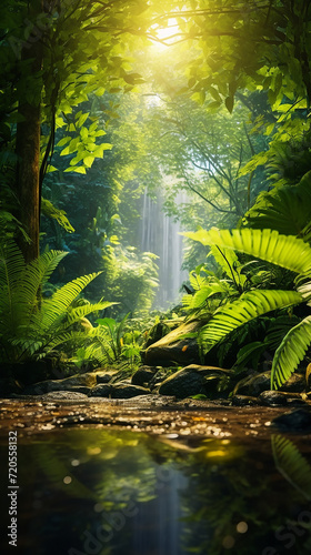 a forest view from inside low angle shot