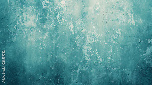 A faded turquoise background evoking a sense of calmness and creativity suitable for artistic compositions. photo