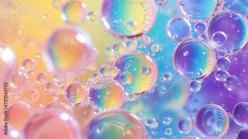 Wallpaper Mural Soap bubbles abstract light illumination, abstract background Torontodigital.ca