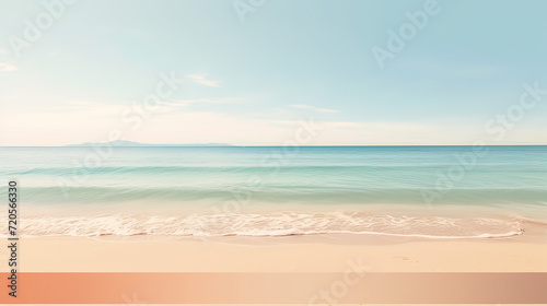 Minimalist Love Palette Seaside Simplicity Background Ai Generative