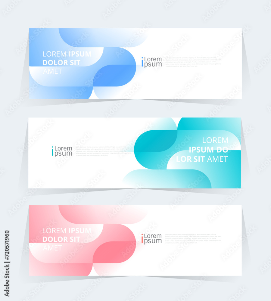 Geometric banner design with Vector presentation template. Geometric banner design with Vector presentation template.