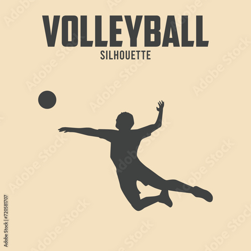 Volleyball Silhouette.eps, Volleyball Silhouette