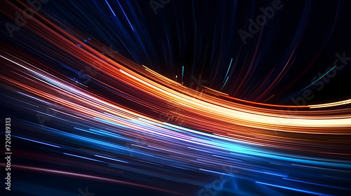 Abstract background of future network technology and network connections