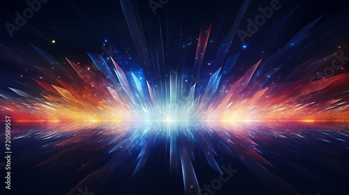 Abstract background of future network technology and network connections